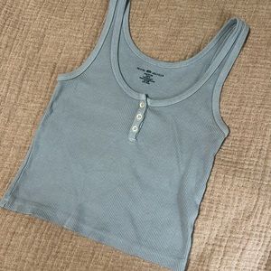 Brandy Melville light blue crop top